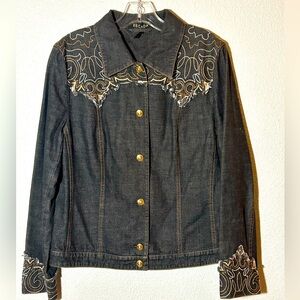 Escada Women’s embroidered denim Jacket